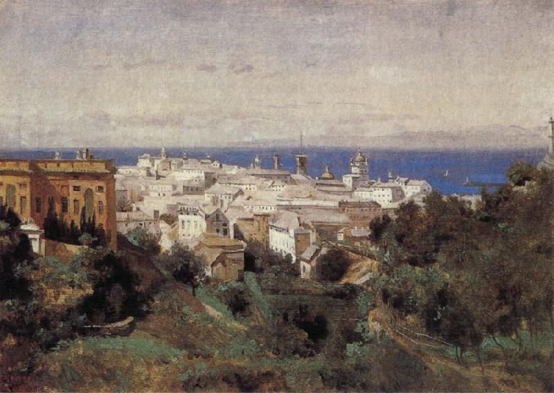 Corot Camille View of Genoa China oil painting art